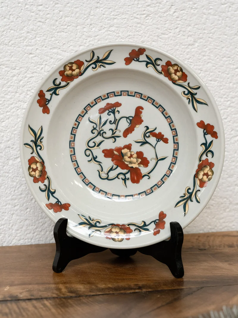 Antoinette, le lot de 7 assiettes creuses Syracuse Sarreguemines N°281