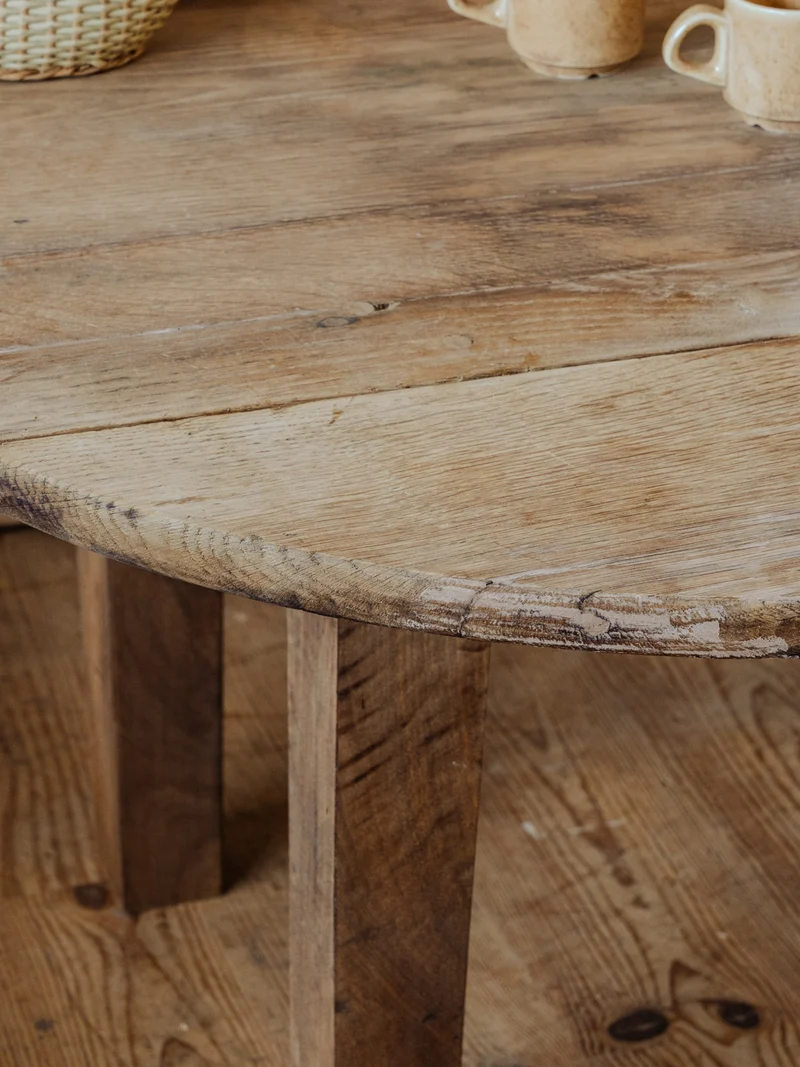 Léonie, la table basse rustique en bois N°961
