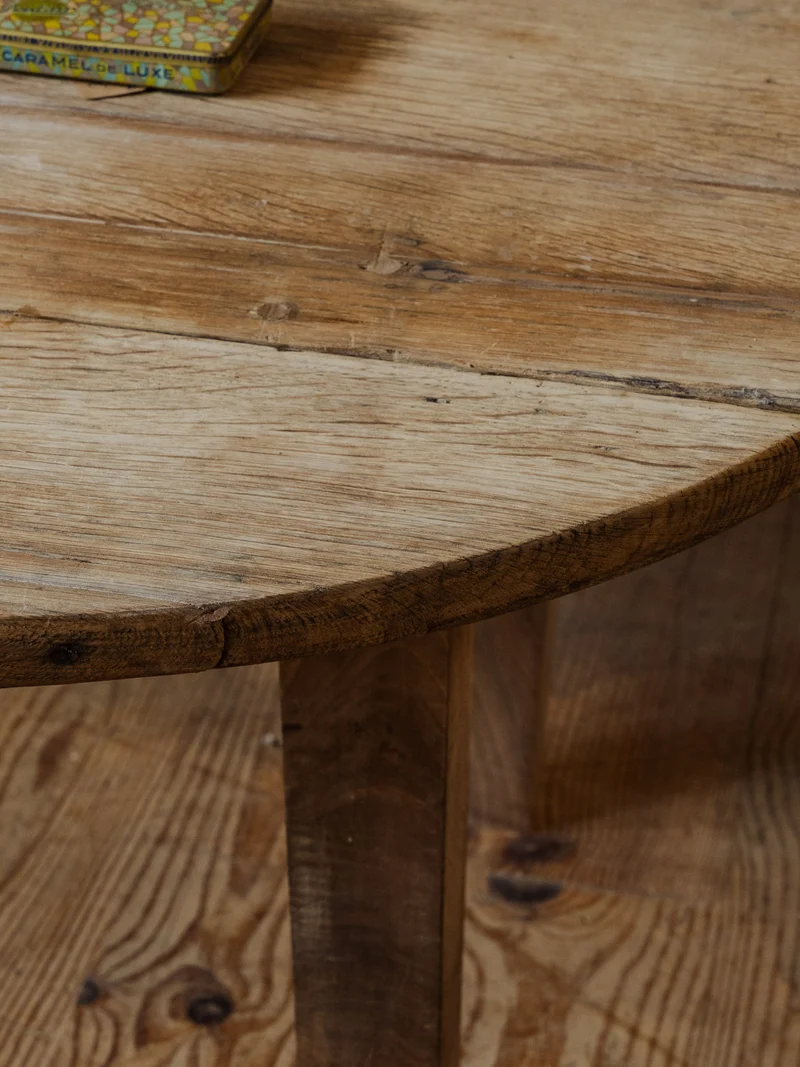 Léonie, la table basse rustique en bois N°961