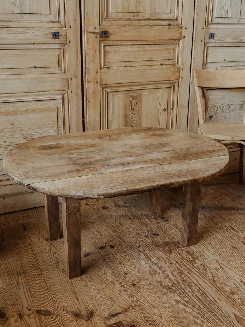 Léonie, la table basse rustique en bois N°961