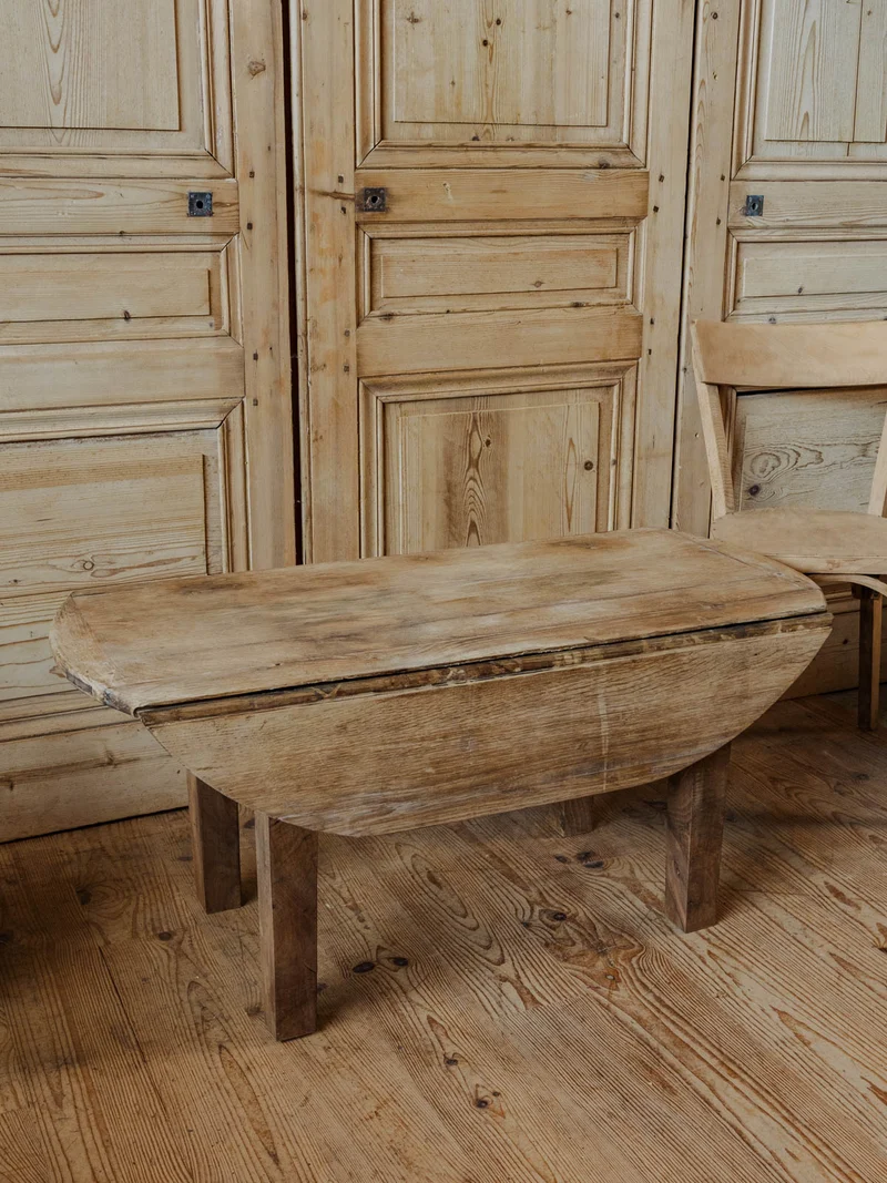 Léonie, la table basse rustique en bois N°961