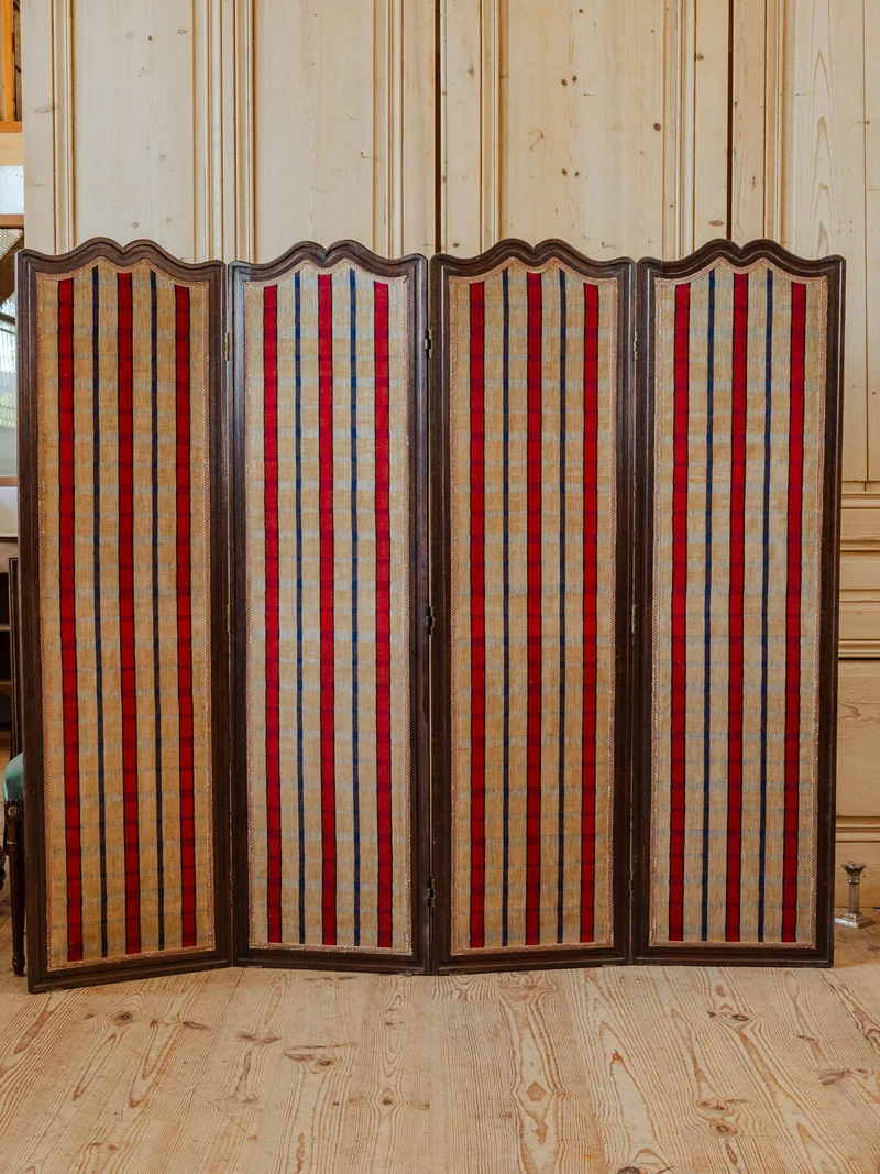 Félix, le paravent en bois et tissu à motifs N°40