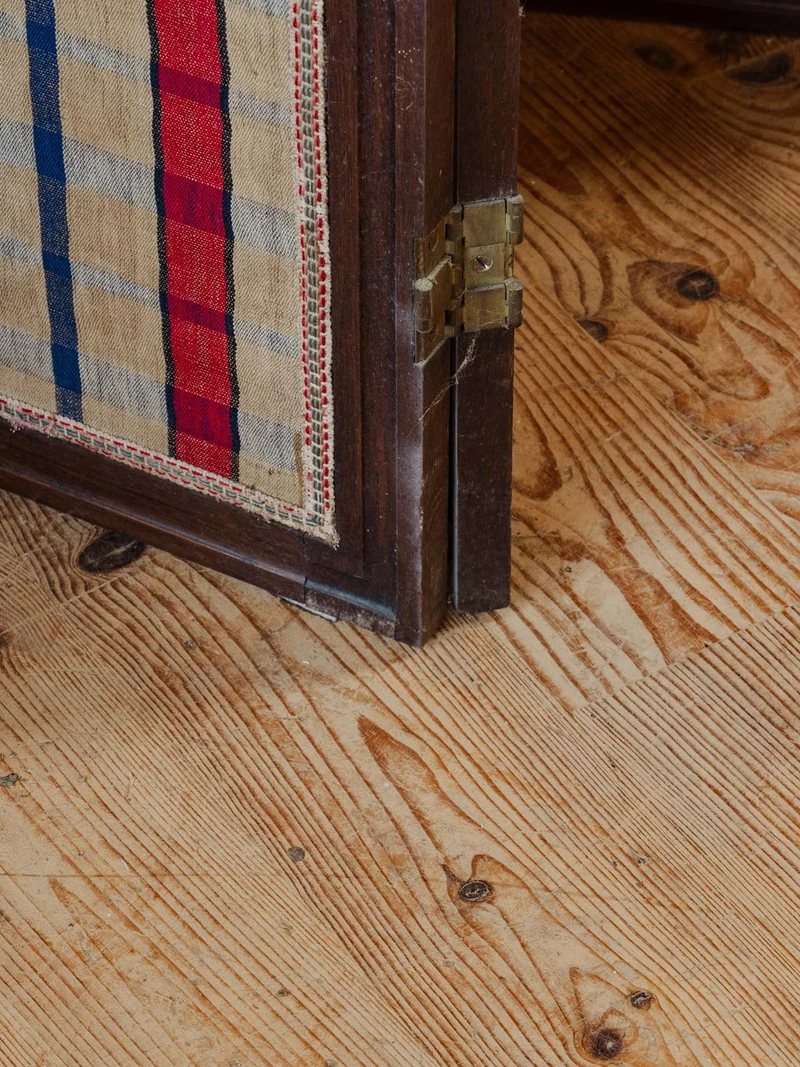 Félix, le paravent en bois et tissu à motifs N°40