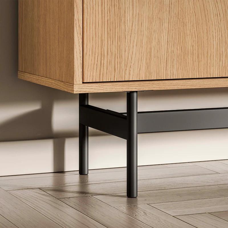 Meuble TV 3 portes 150 cm Nila Bois