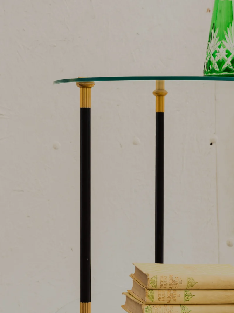 Isabelle, l'étagère en verre et métal N°296
