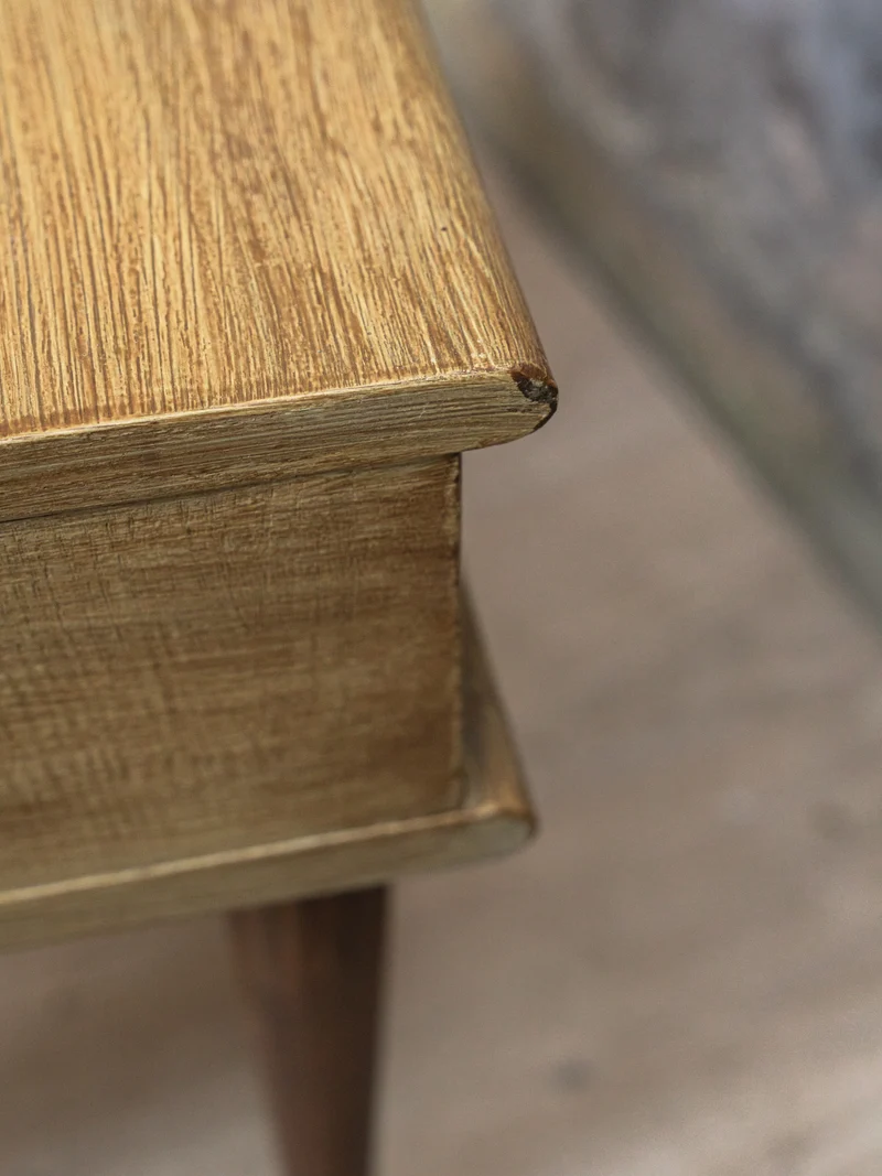Maïa, la table de chevet en rotin N°1477