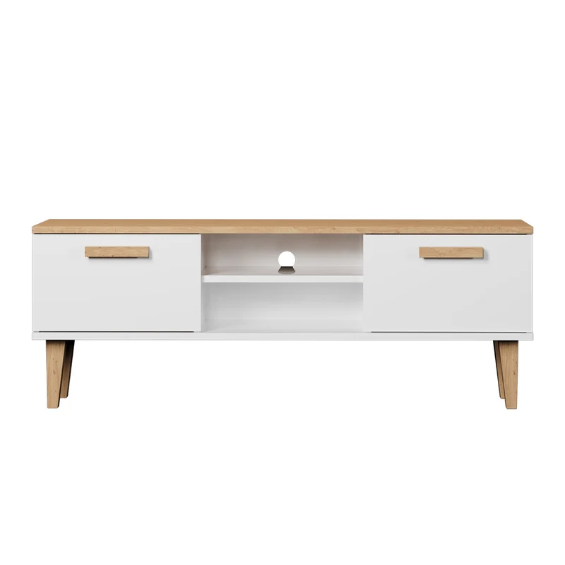 Meuble TV 120 cm Denver - Blanc