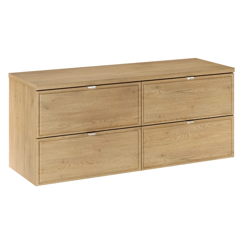 Ensemble meuble sous-vasque 120cm et colonne Elias Bois