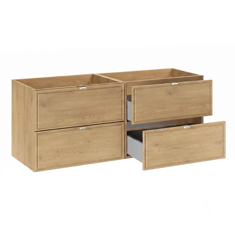 Ensemble meuble sous-vasque 120cm et colonne Elias Bois