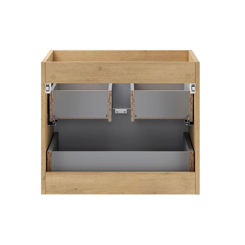 Ensemble meuble sous-vasque 120cm et colonne Elias Bois