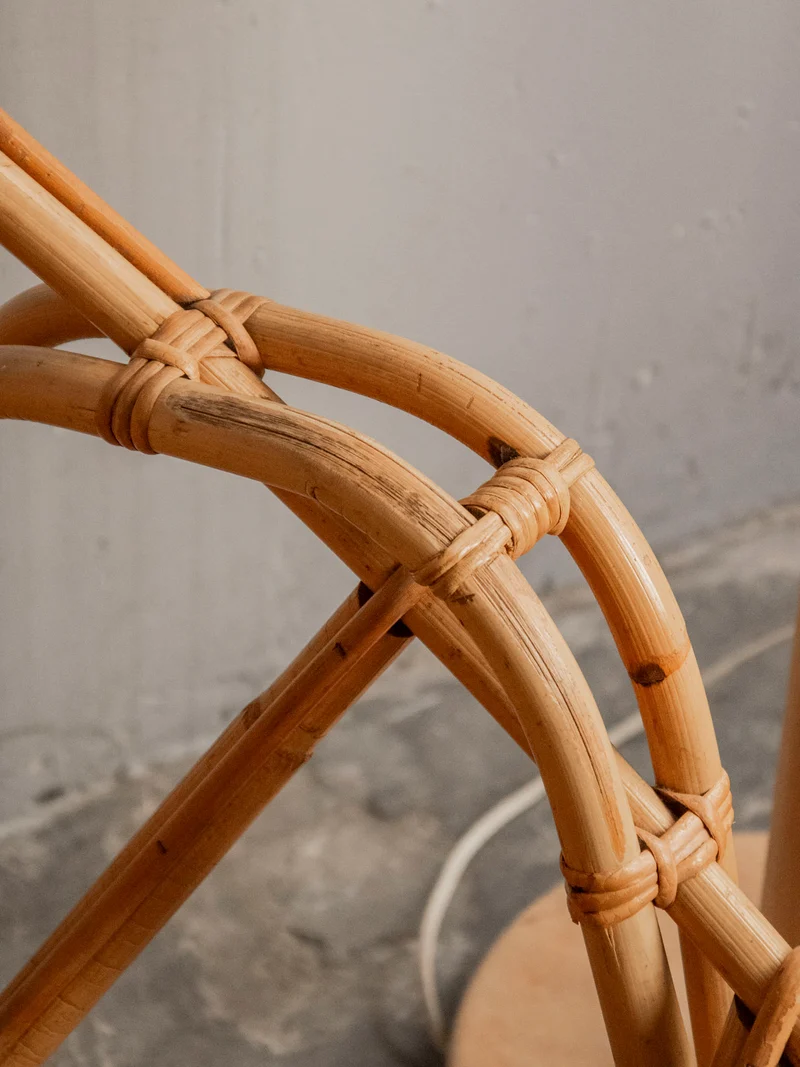Ernest, le fauteuil en rotin au style bohème N°947
