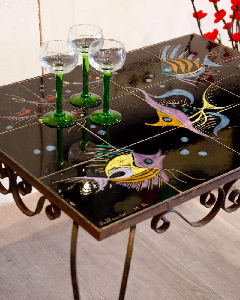 Donna, la table basse en céramique Vallauris N°991