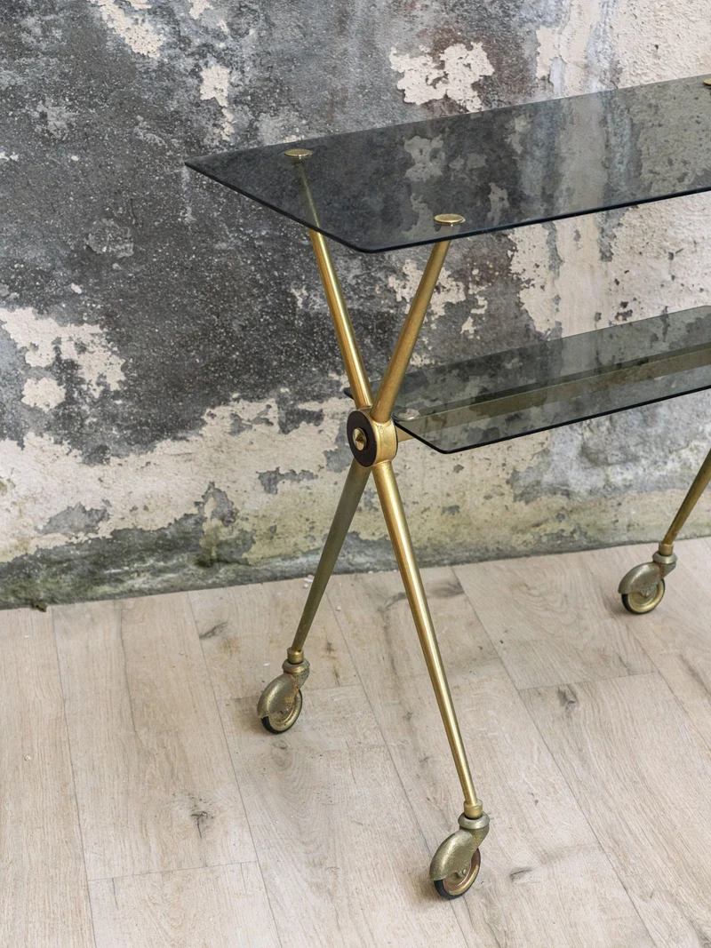 Anouk, la desserte en verre fumé N°322