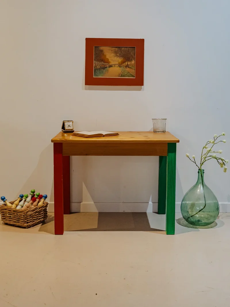Edouard, le bureau et sa chaise pour enfant en bois N°698