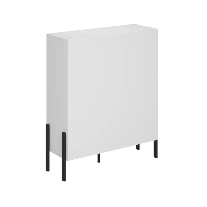 Buffet haut 2 portes Bérénice Blanc