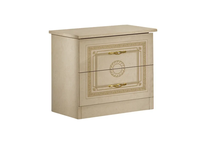 Chambre complète laquée beige LOIS