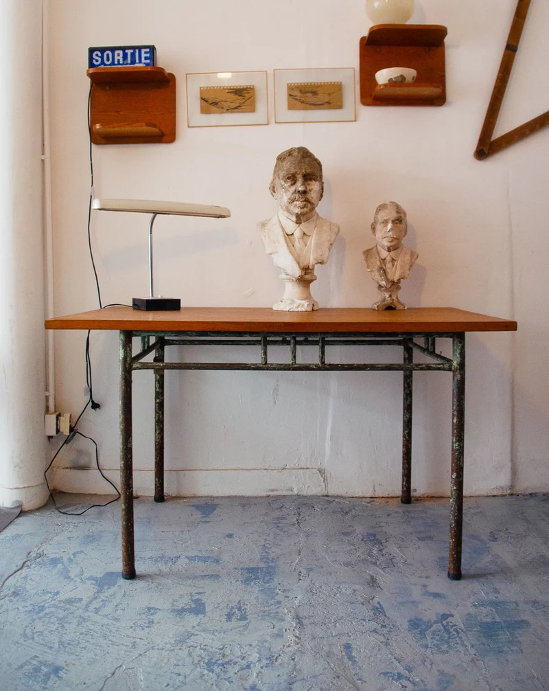 Yvan, le bureau industriel en métal N°528