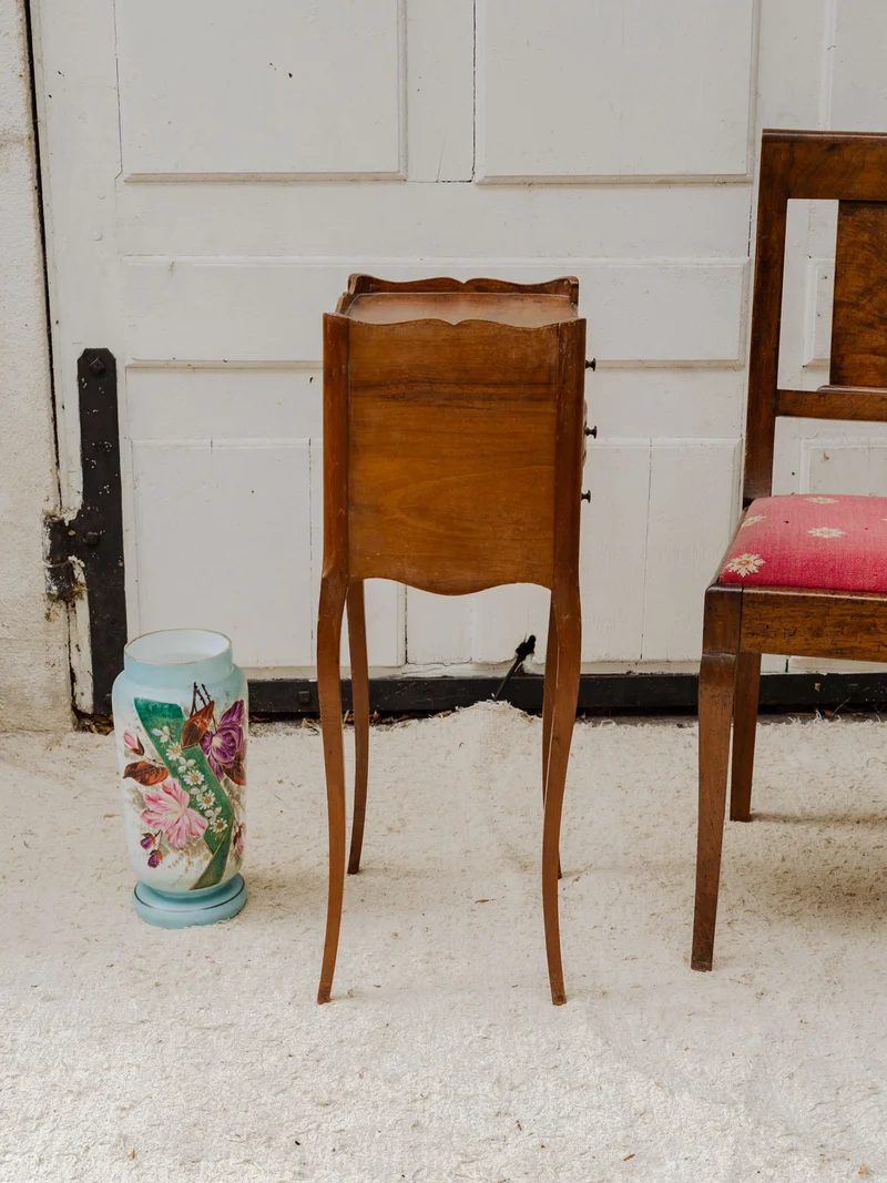 Odile, la table de chevet en bois N°1360