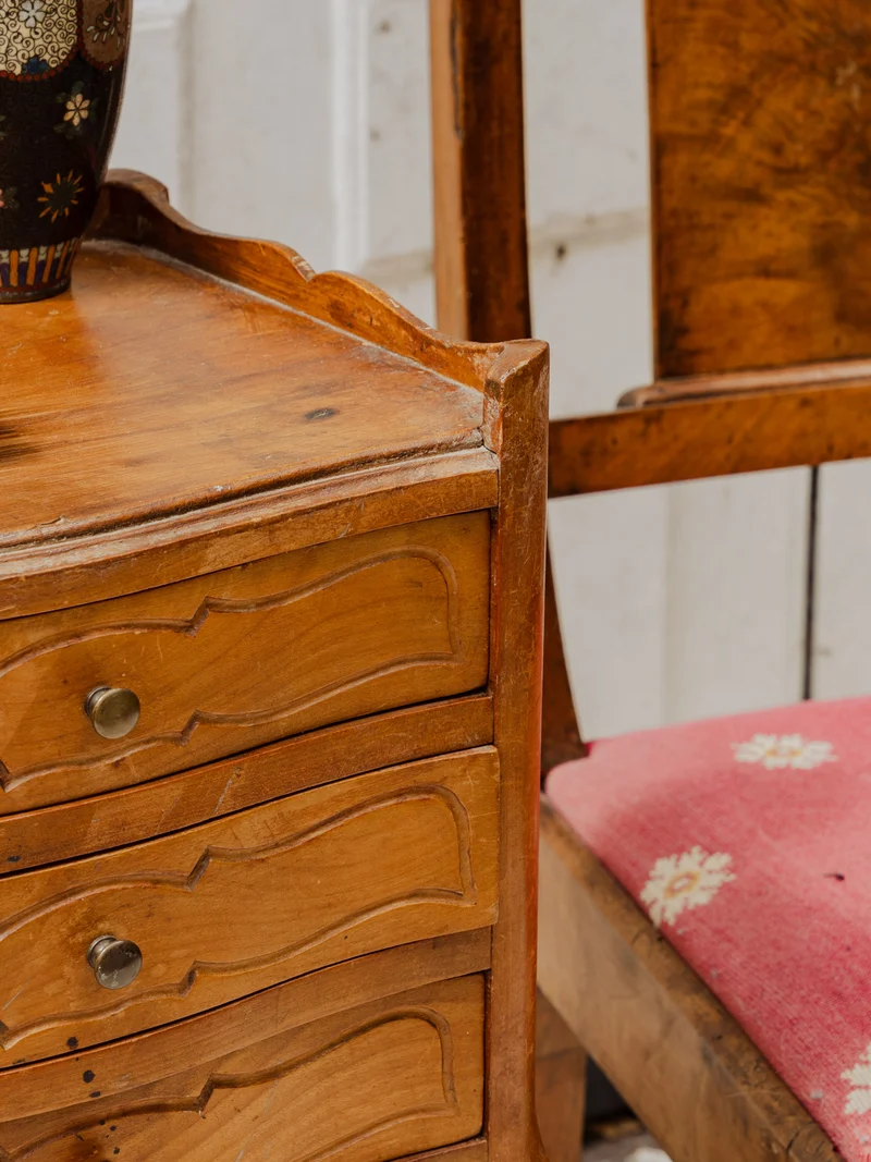 Odile, la table de chevet en bois N°1360