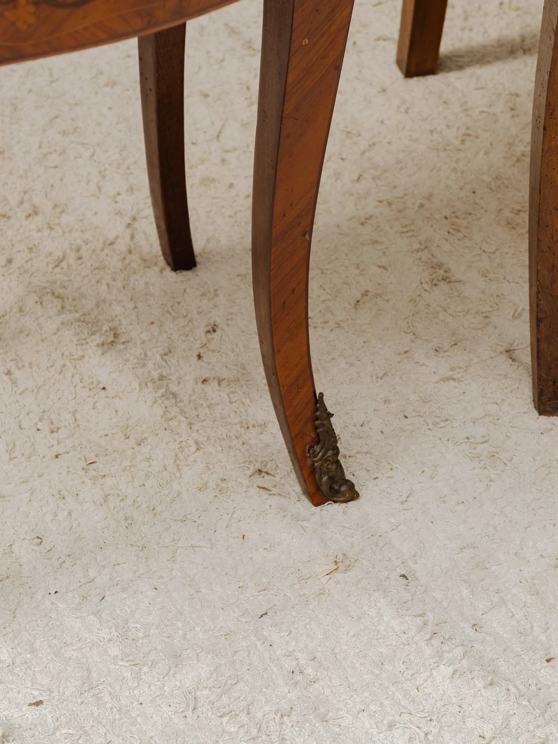 Francine, la meuble d'appoint en bois et marbre N°963