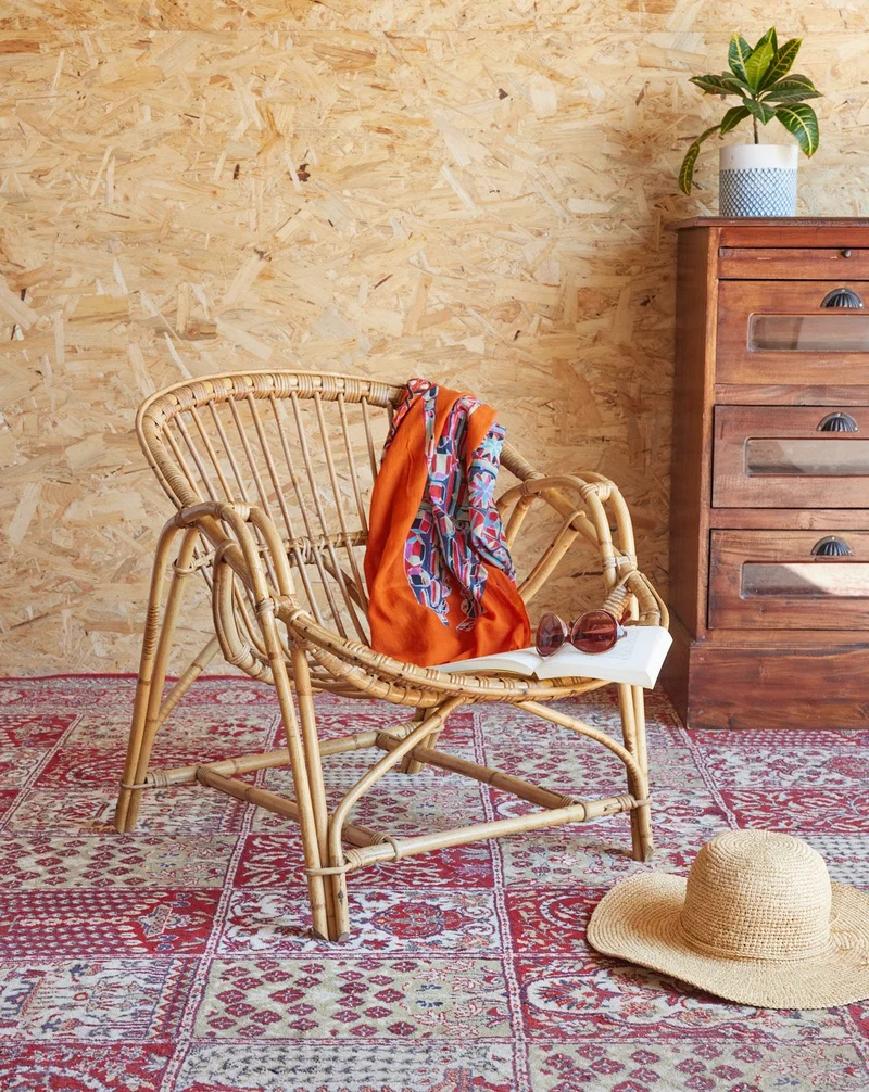 Ernest, le fauteuil en osier N°964