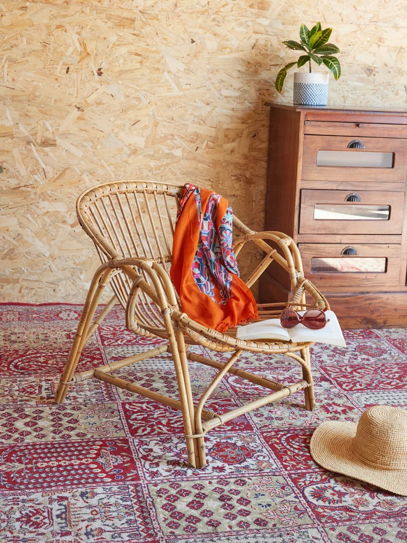 Ernest, le fauteuil en osier N°964