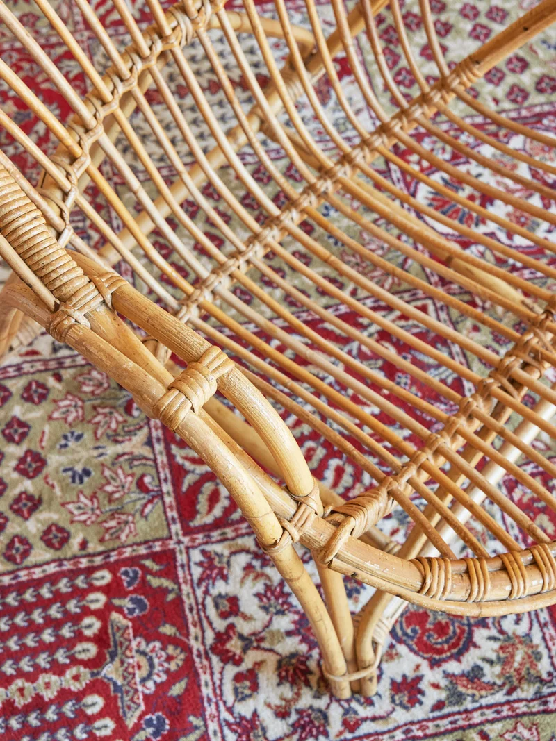 Ernest, le fauteuil en osier N°964