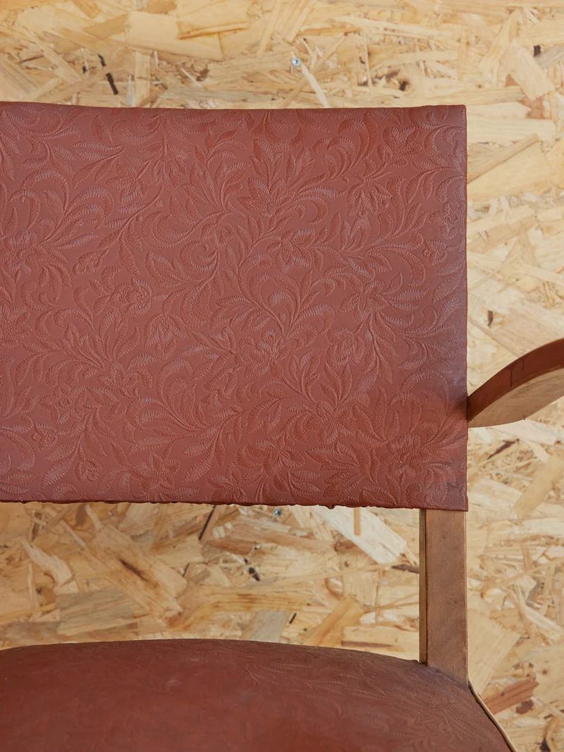 Ernest, le fauteuil bridge en skaï N°962