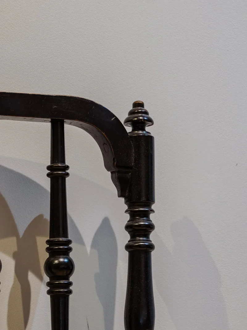 Claude, la paire de chaises en bois noir N°1219