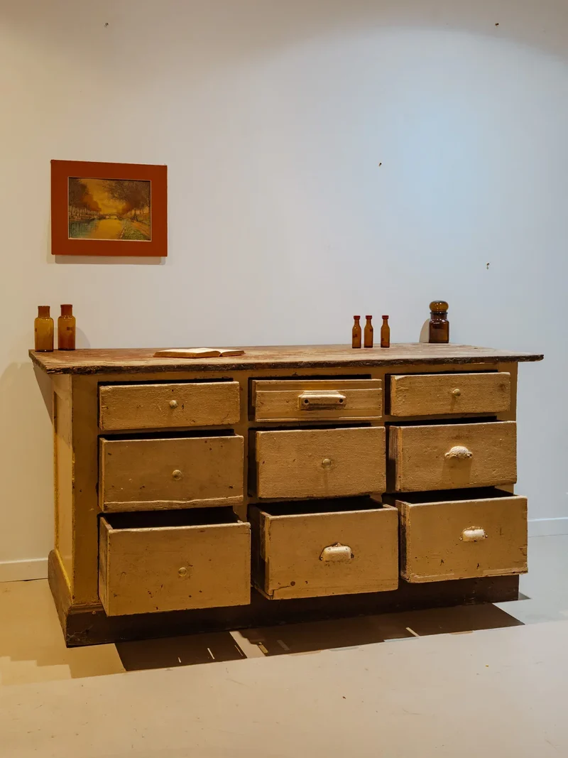 Fernand, le meuble de métier en bois beige N°339