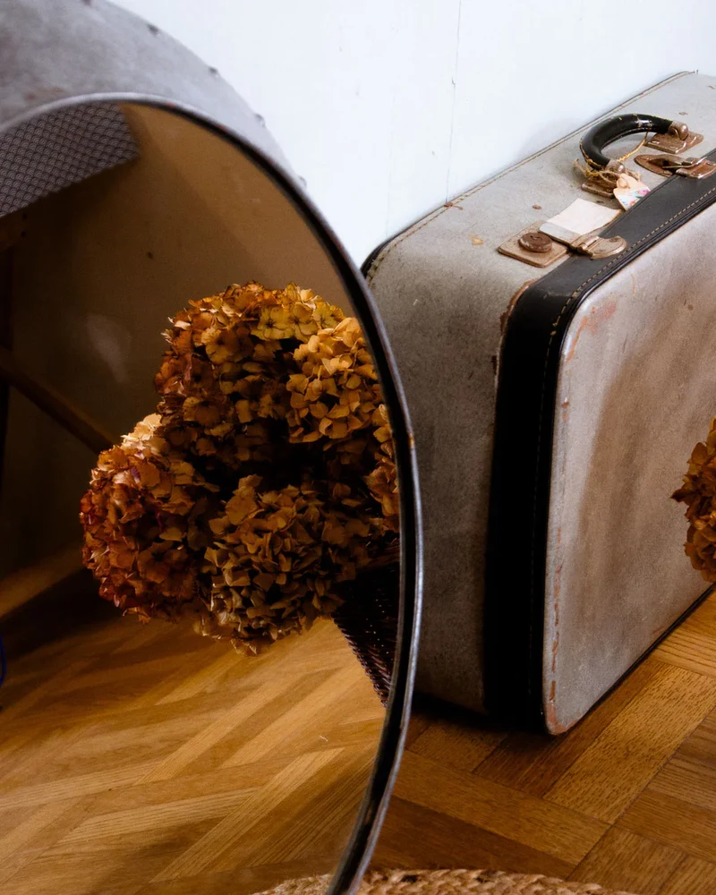 Igor, le miroir rond en zinc N°1048
