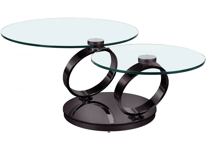 Table basse articulée en verre - Vario