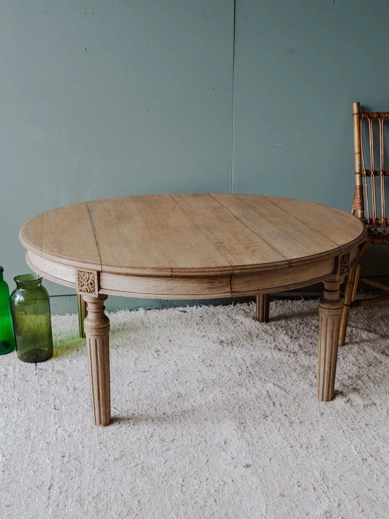 Léonie, la table basse ovale en bois N°936