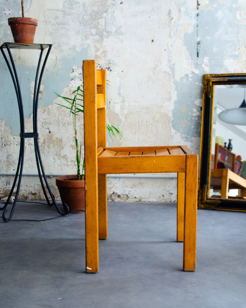 Alma, la chaise en bois clair minimaliste N°1539