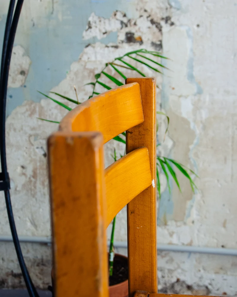 Alma, la chaise en bois clair minimaliste N°1539