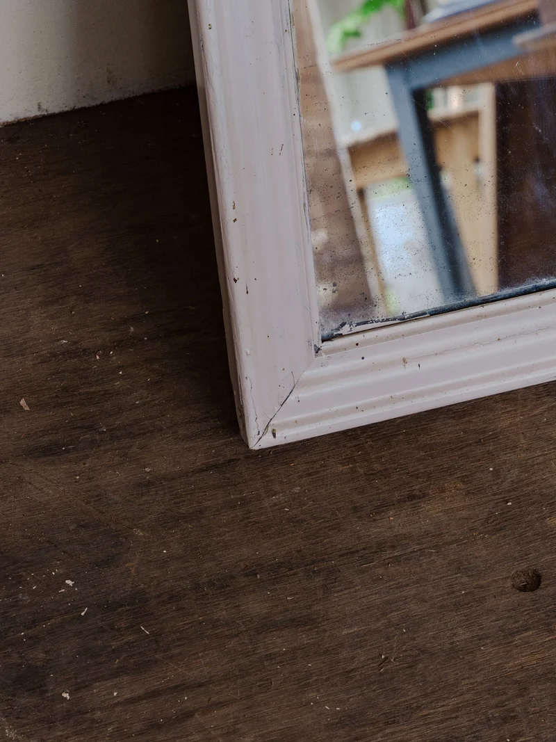 Georges, le miroir en bois beige N°1221