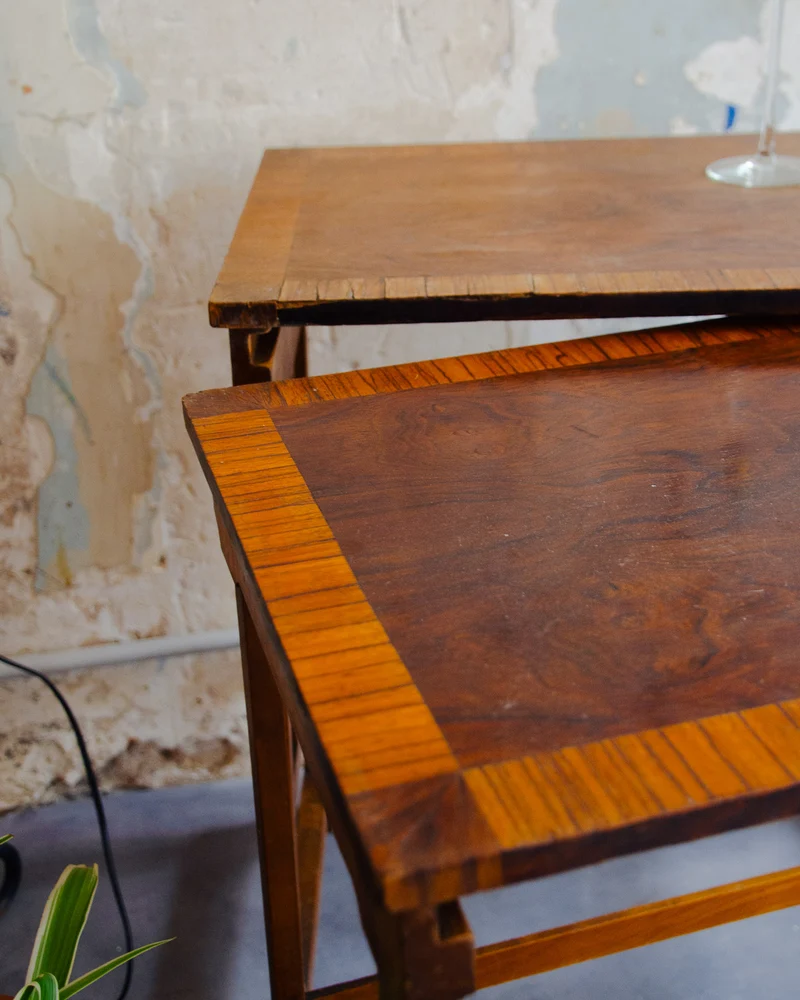 Barbara, la table gigogne en marqueterie N°152