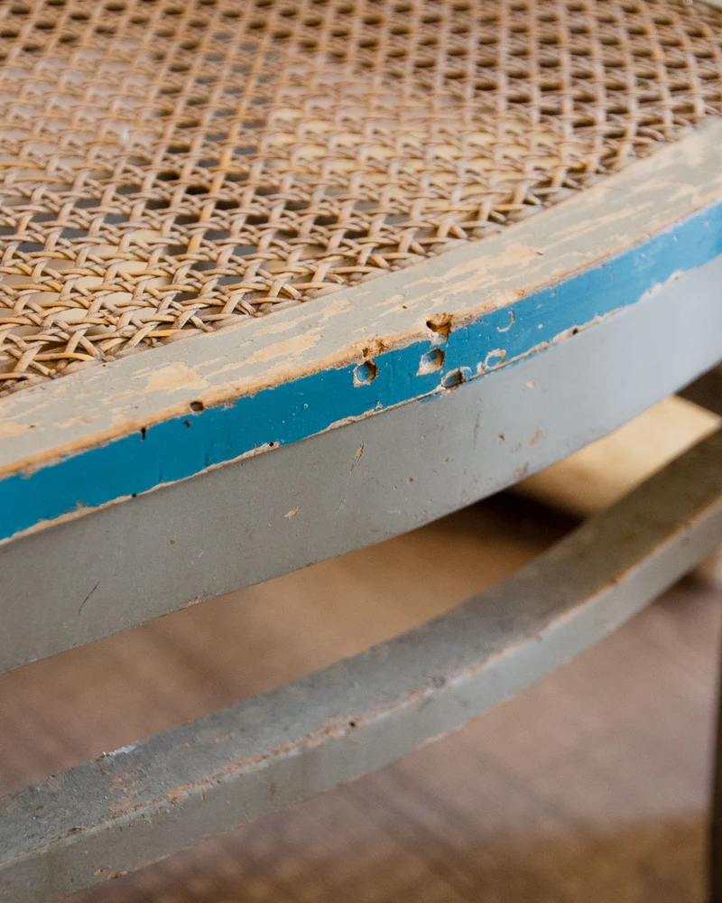 Ernestine, la chaise pour enfant en bois et cannage N°346