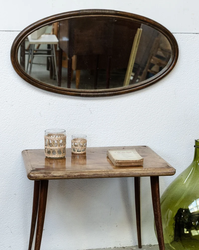 Igor, le miroir en rotin N°1067