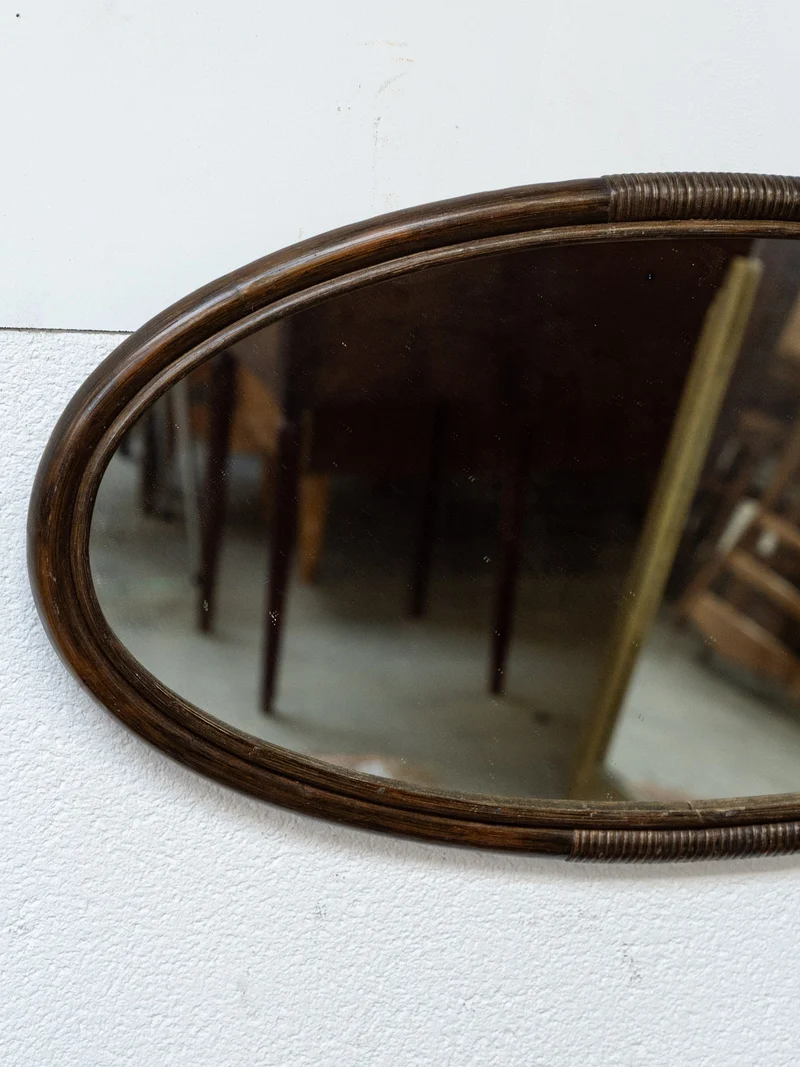 Igor, le miroir en rotin N°1067