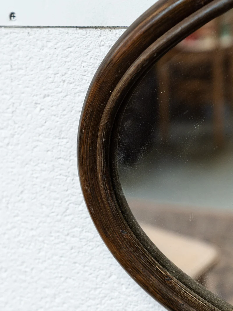Igor, le miroir en rotin N°1067