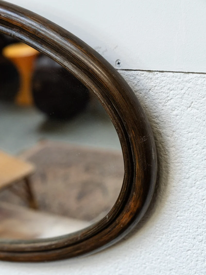 Igor, le miroir en rotin N°1067