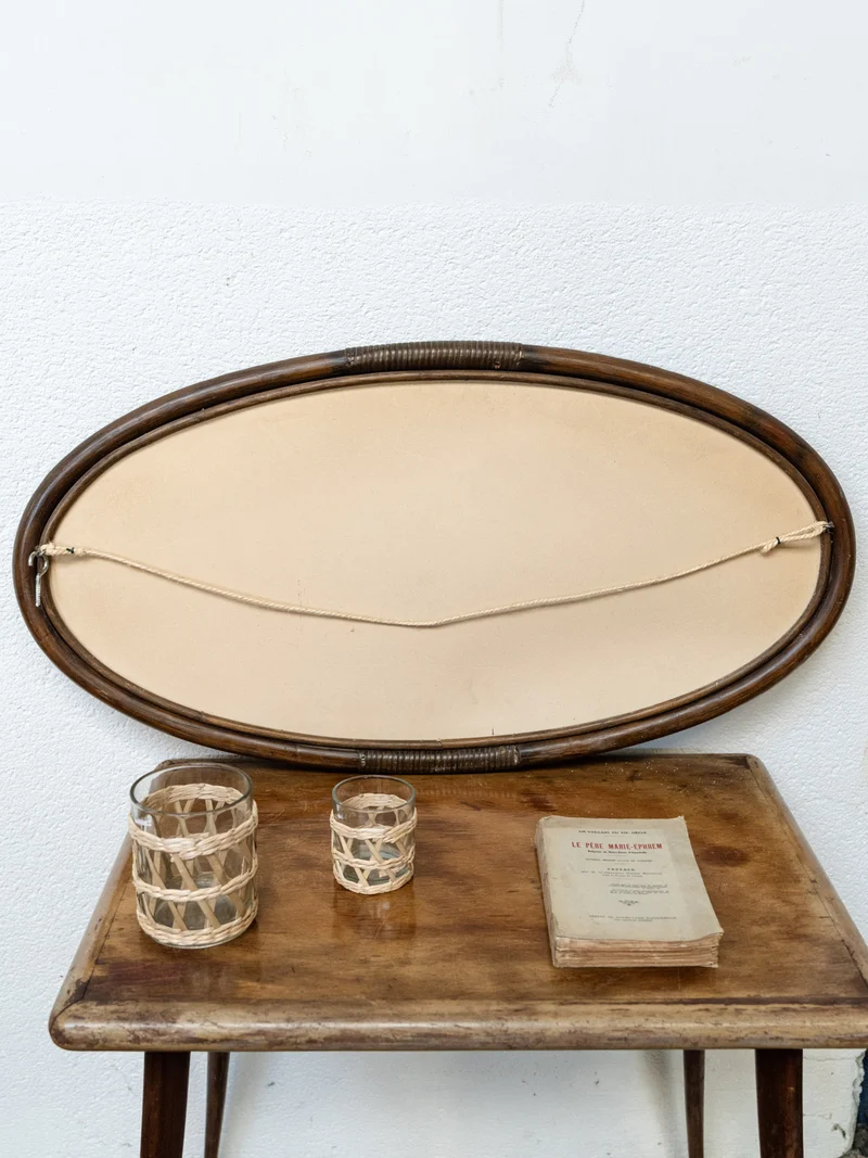 Igor, le miroir en rotin N°1067