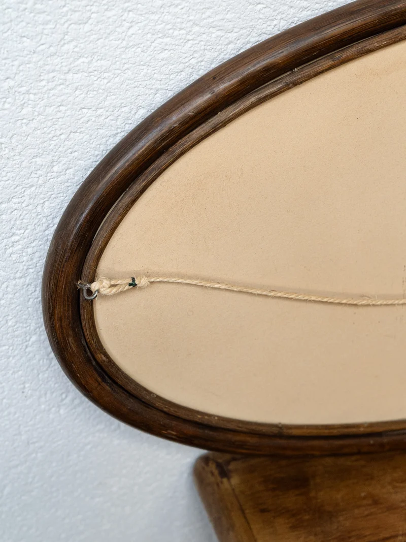 Igor, le miroir en rotin N°1067