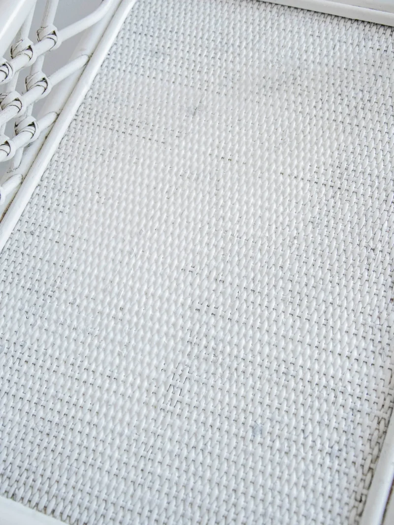 Garance, la commode en rotin peint blanc N°614