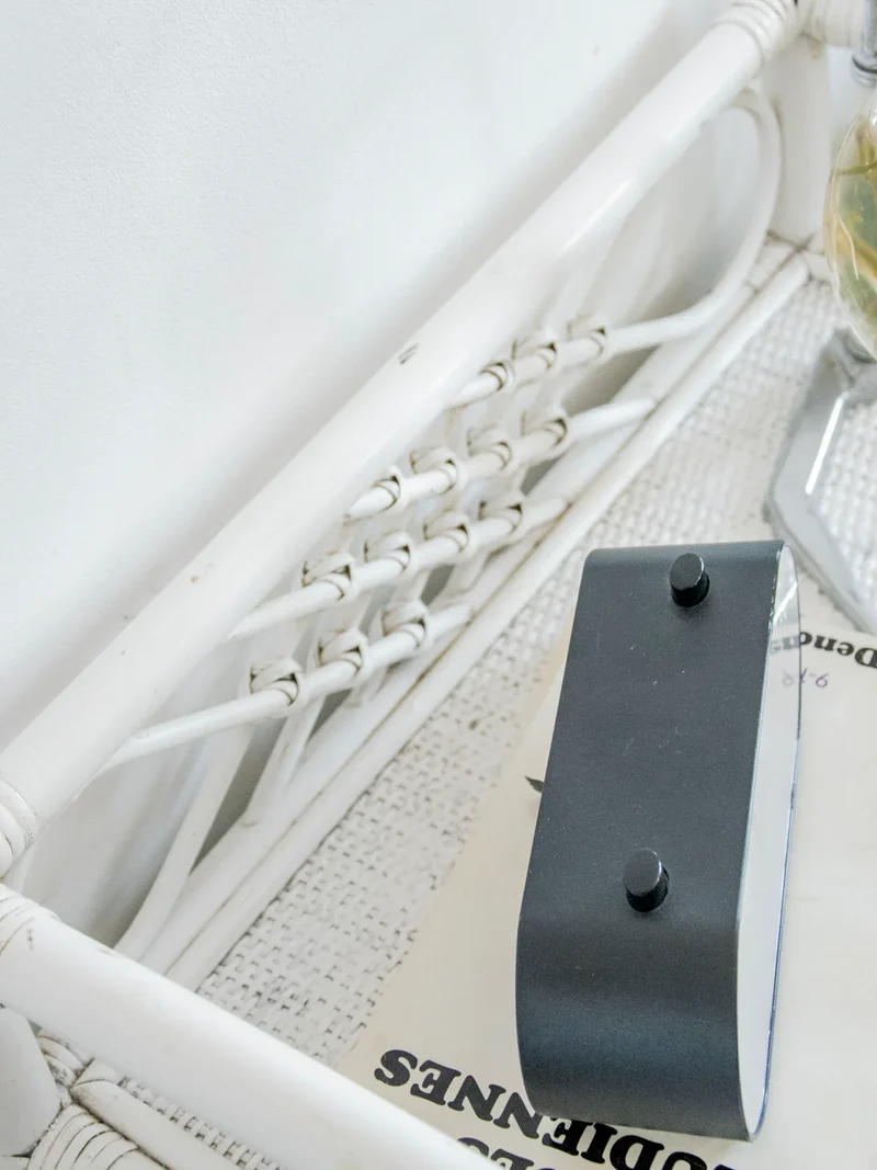 Garance, la commode en rotin peint blanc N°614