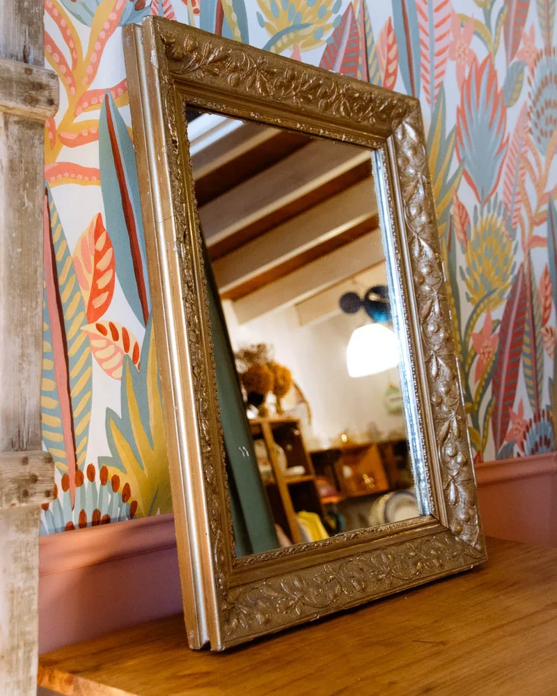 Georges, le miroir en plâtre doré N°1147