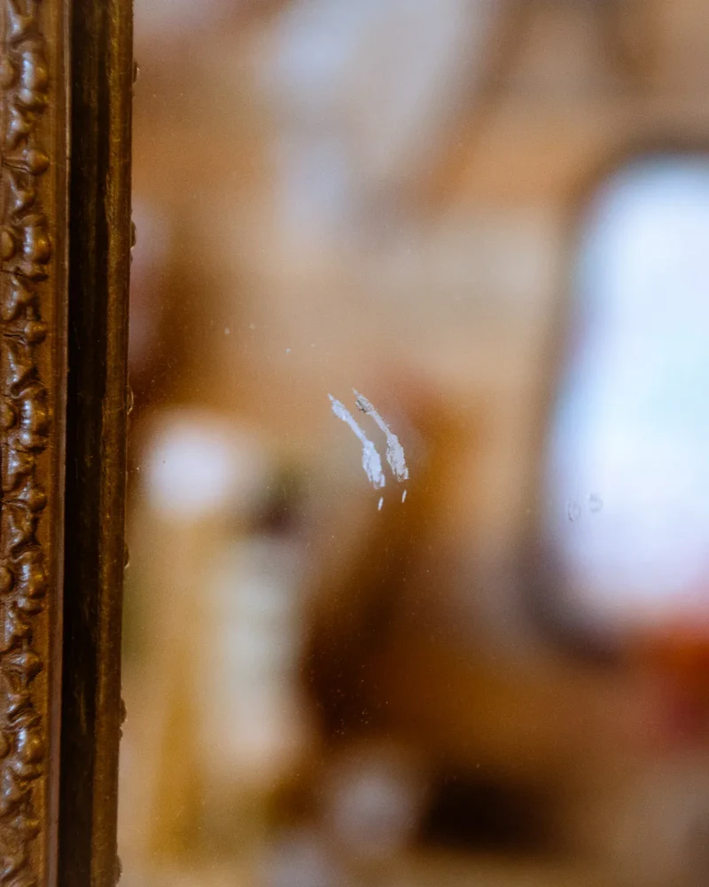 Georges, le miroir en plâtre doré N°1147