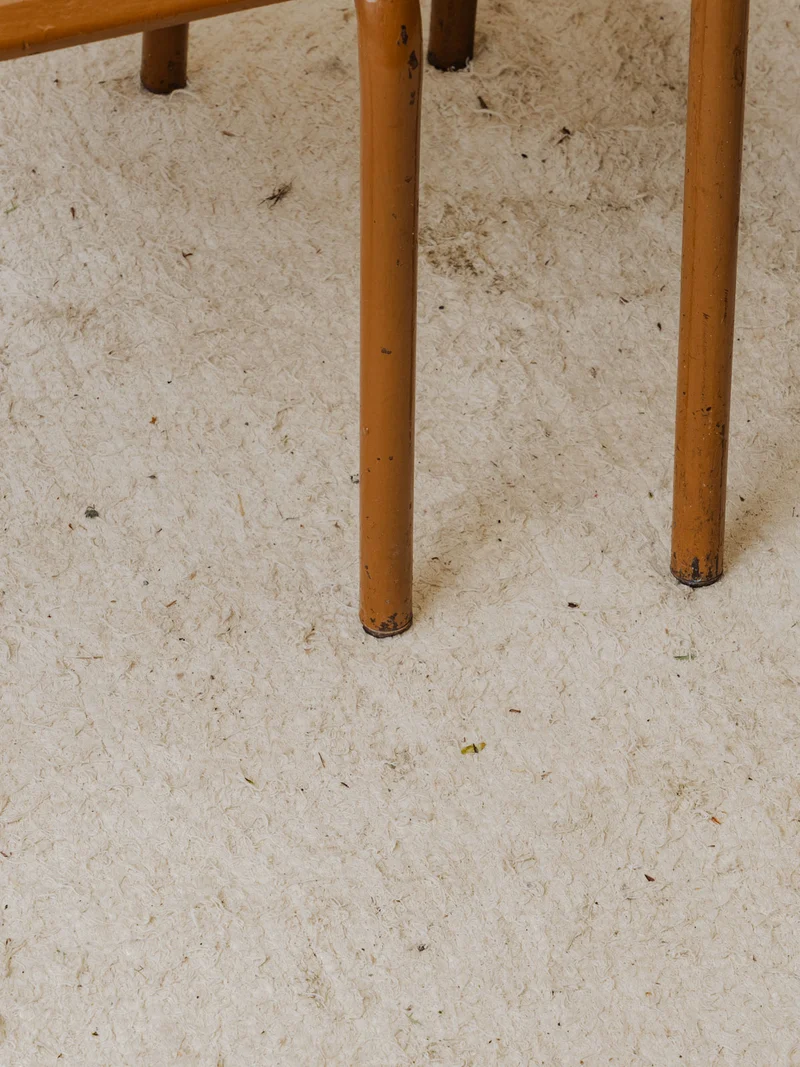 Claude, la paire de chaises en métal marron N°1239