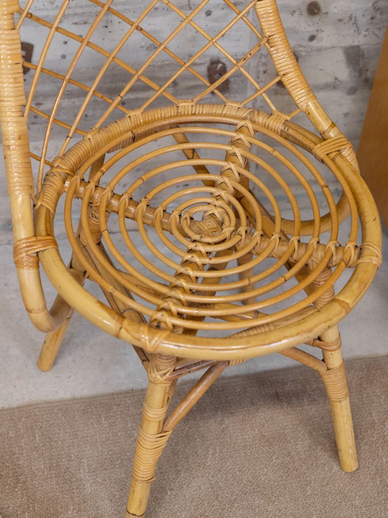 Claude, la chaise en bambou N°1236